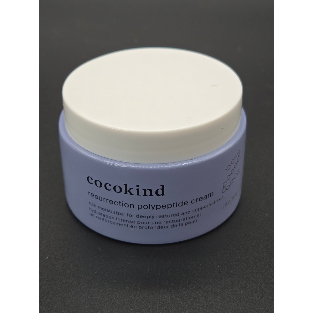 Cocokind Resurrection Polypeptide Cream 1.7 fl oz 50 ml Rich Moisturizer Jar